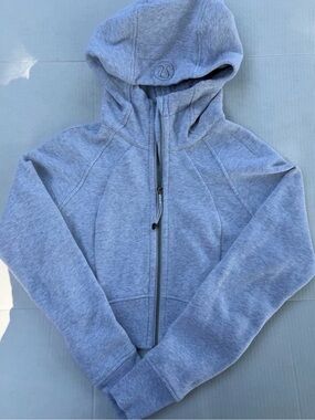 lululemon athletica Heather Gray Full-Zip Scuba